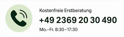Kostenfreie Erstberatung +49 2369 20 30 490